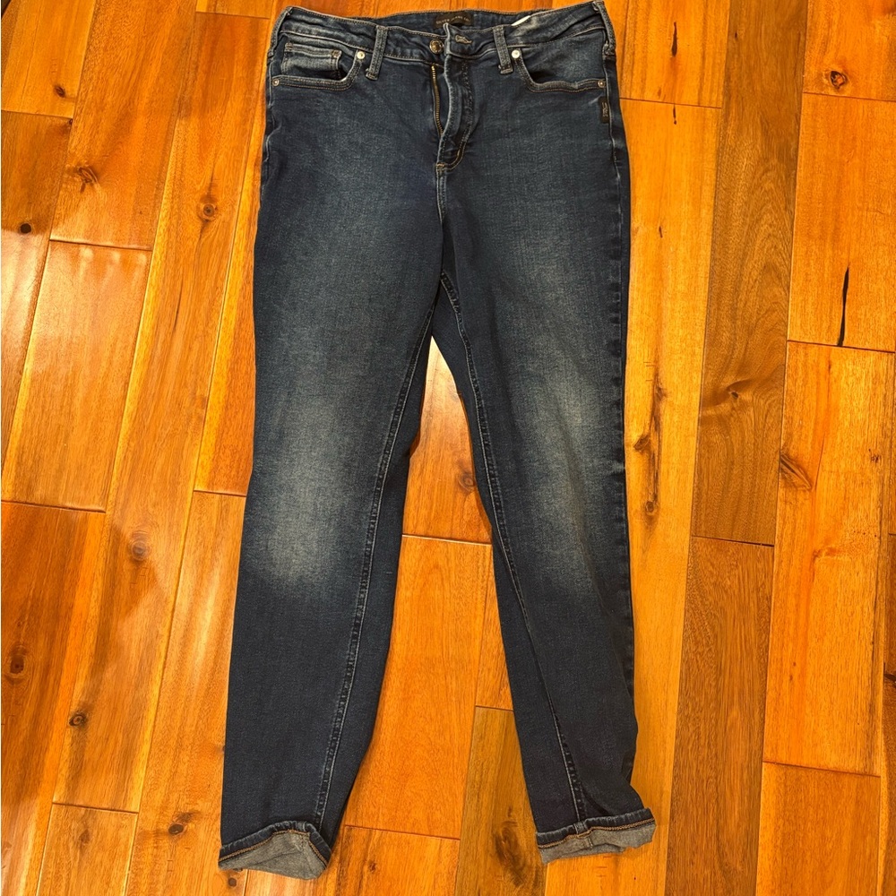 Silver Jeans Dark Blue Women's Skinny Jeans
